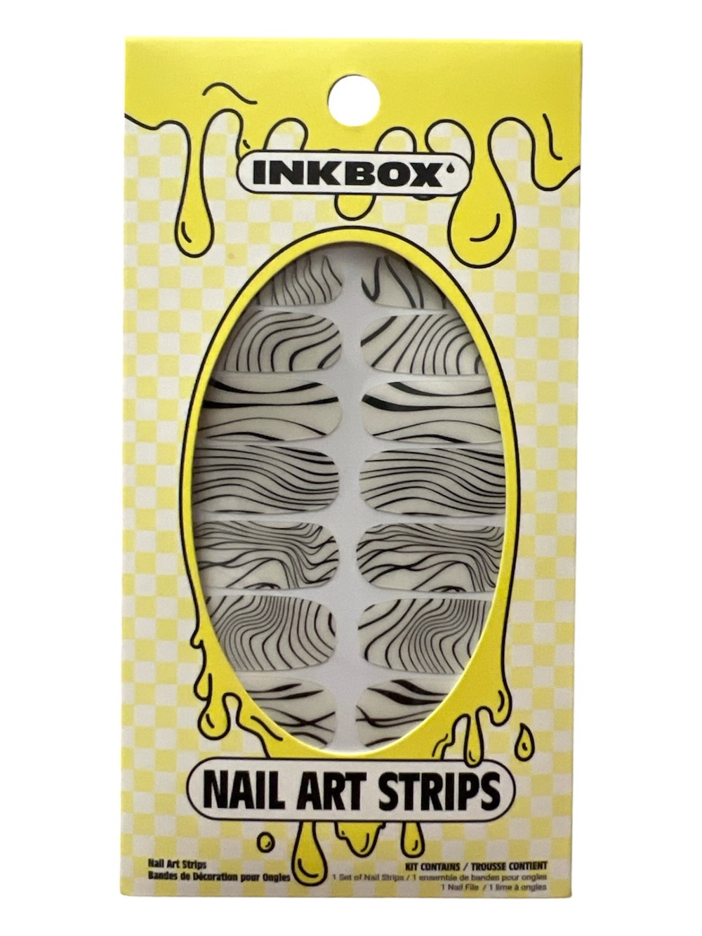 Black & White Zebra Nail Art Strips - Women Makeup Nail Tools